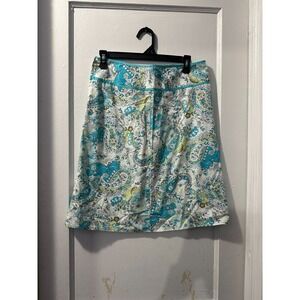 Vintage Tracy Evans Limited Blue Paisley Skirt in 5